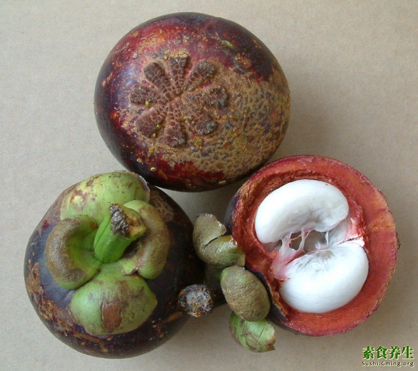 山竹的简介:山竹(purple mangosteen,原产于马来半岛和马来群岛,在